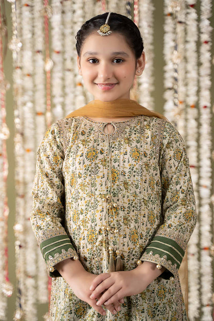 3 Piece Embroidered Lawn Suit :k-014