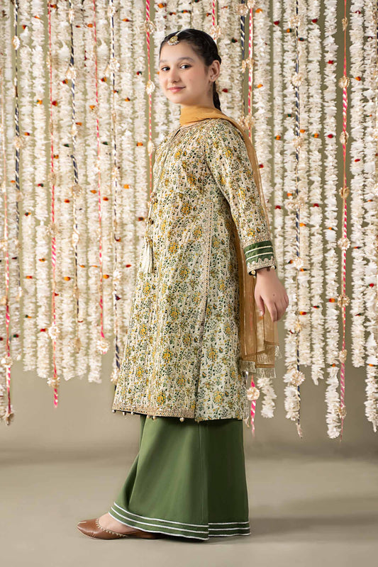 3 Piece Embroidered Lawn Suit :k-014