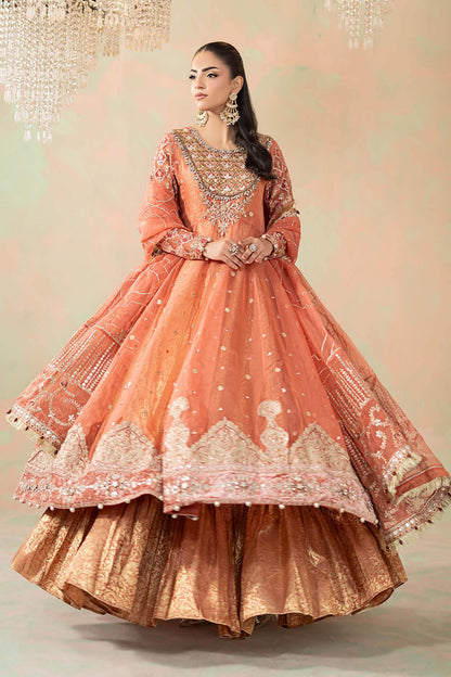 3 Piece Embroidered Organza Suit: LP-08