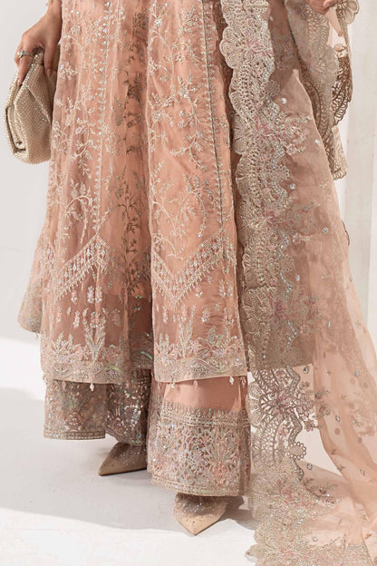 3 Piece Embroidered Organza Suit: LP-06