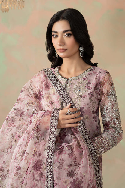 3 Piece Embroidered Organza Suit : LP-04