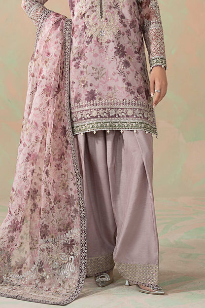 3 Piece Embroidered Organza Suit : LP-04