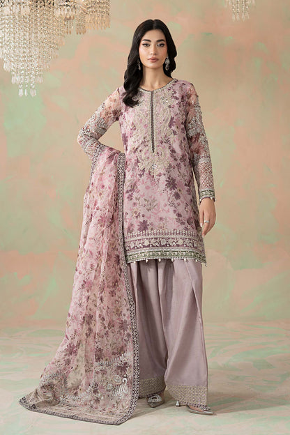 3 Piece Embroidered Organza Suit : LP-04