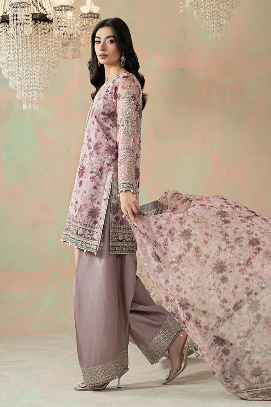 3 Piece Embroidered Organza Suit : LP-04