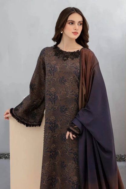 KARANDI 3PC PRINTED SHIRT WITH KARANDI PRINTED DUAPTTA AND TROUSER