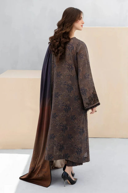 KARANDI 3PC PRINTED SHIRT WITH KARANDI PRINTED DUAPTTA AND TROUSER